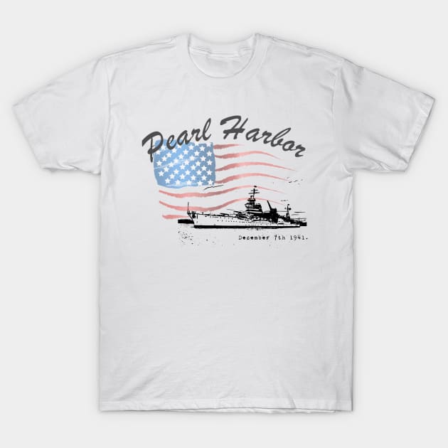 Pearl Harbor Remembrance Day T-Shirt by FarStarDesigns